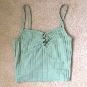 Tealish tank top
